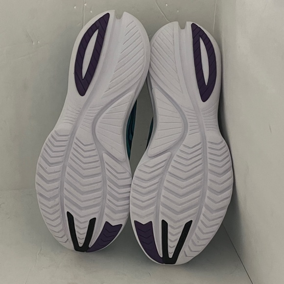 SAUCONY | Women's Kinvara 12 Running Shoes Green Purple Black Size 5 - Picture 8 of 9